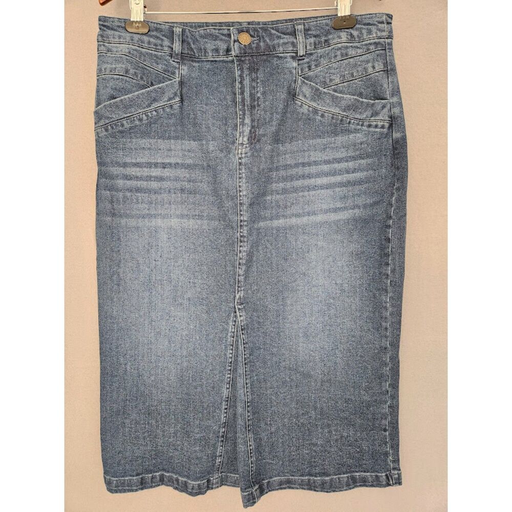 Christopher & Banks Denim Skirt, size L